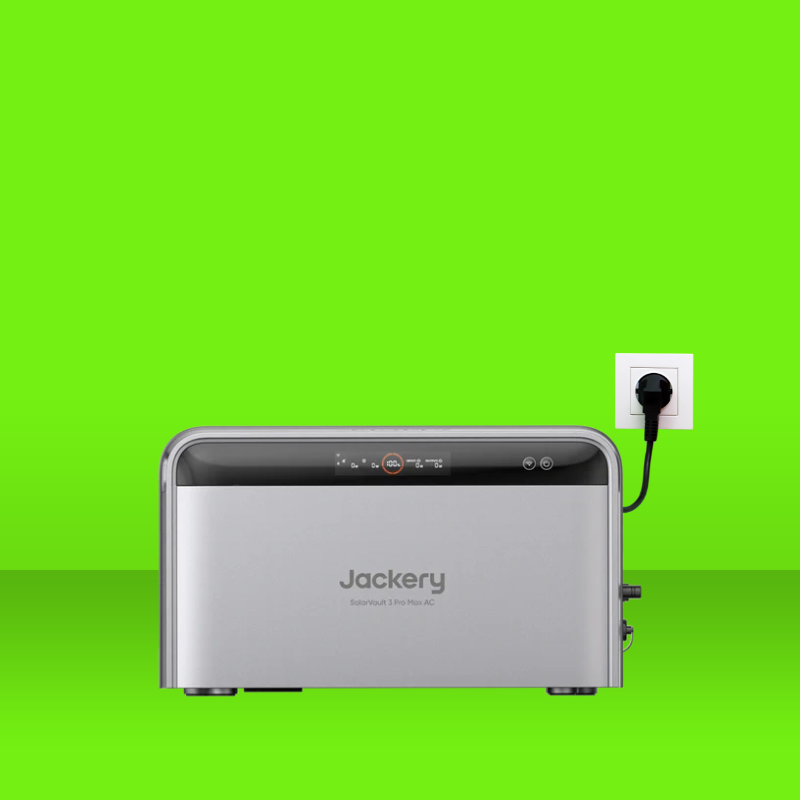 Pack 2,52kWh Batterie Plug and Play JACKERY SolarVault 3 Pro Max