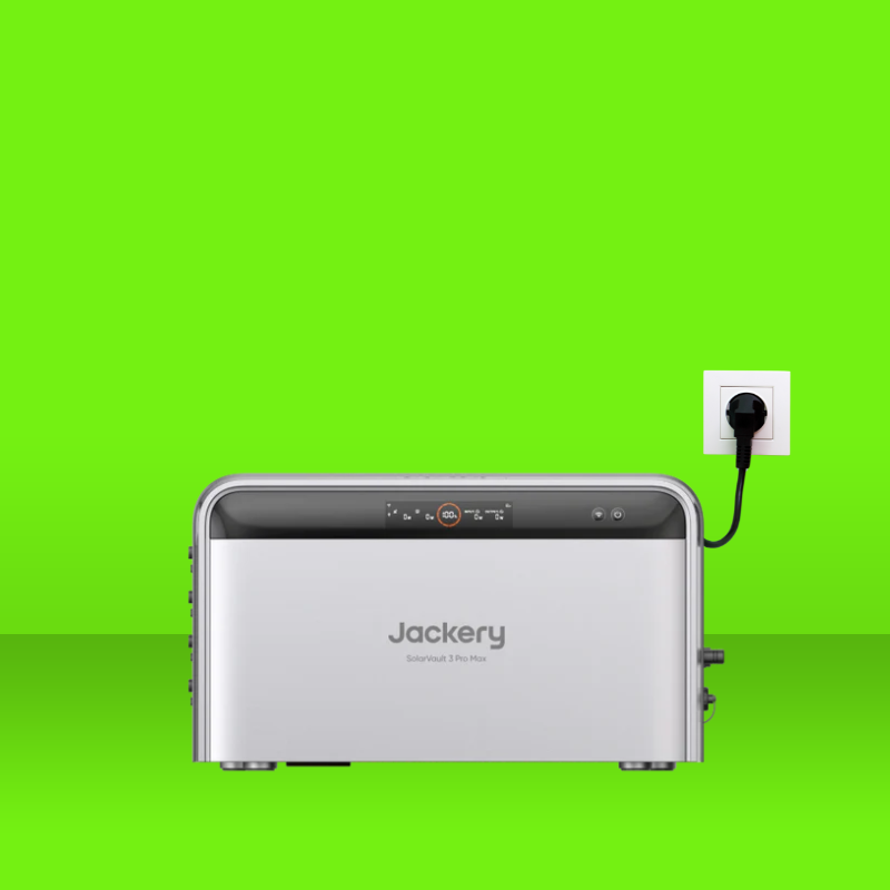 Pack 2,52kWh Batterie Plug and Play JACKERY SolarVault 3 Pro Max AC