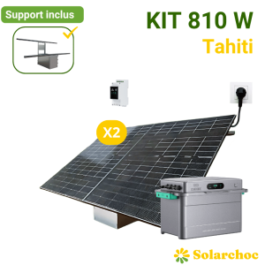 Kit solaire plug and play 810 W + stockage Zendure SolarFlow 800 Plus — panneaux JOLYWOOD