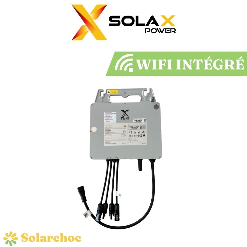 Kit solaire Plug&Play 1030W 2 panneaux DMEGC 515W + 1 micro onduleur 1000W Wifi intégré X1 Autoconsommation Jasmin