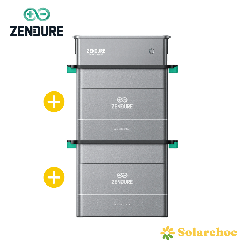 Pack 3,84kWh ZENDURE 2 Batteries Plug and Play AB2000X + Ace 1500 ZENDURE 2 - Solarchoc