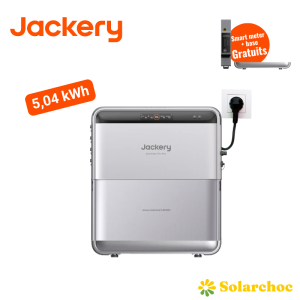Pack 5,04 kWh Batterie Plug and Play JACKERY SolarVault 3 Pro Max + Batterie solaire additionnelle 2,52 kWh