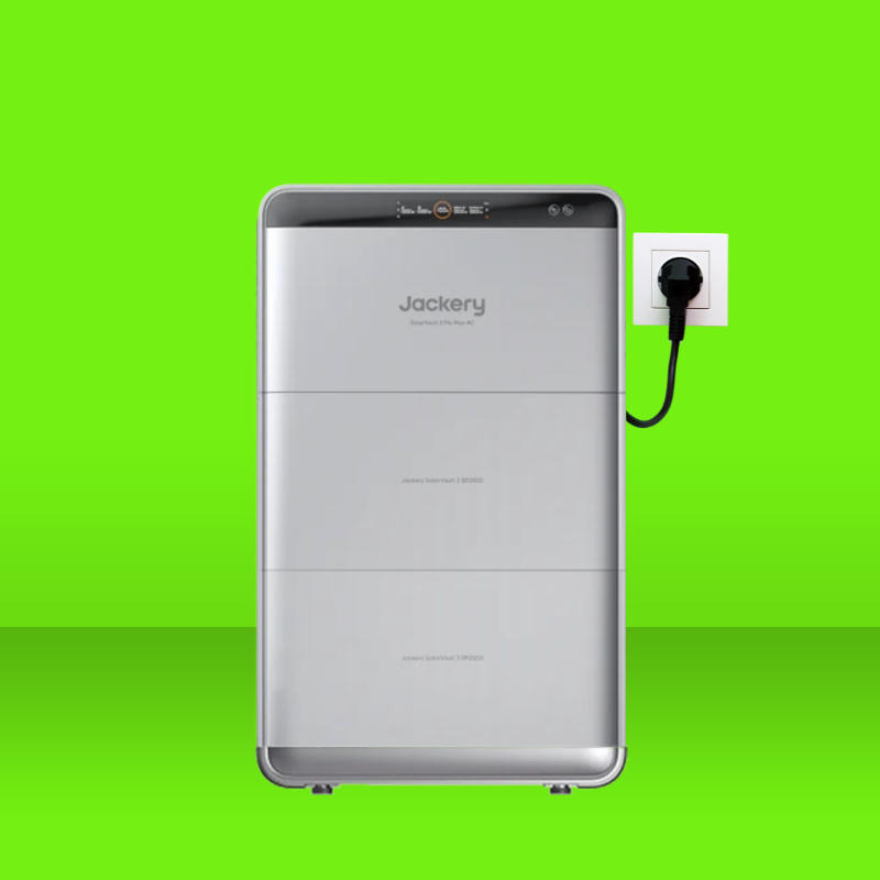 Pack 7,56kWh Batterie Plug and Play JACKERY SolarVault 3 Pro Max AC + 2 batteries BP2500