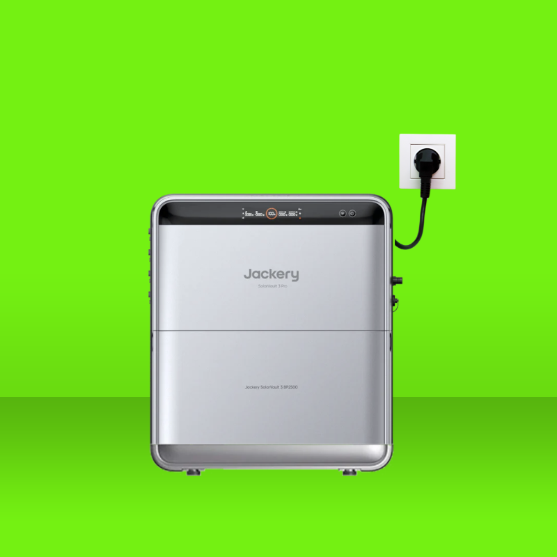 Pack 5,04kWh Batterie Plug and Play JACKERY SolarVault 3 Pro + 1 batterie BP2500