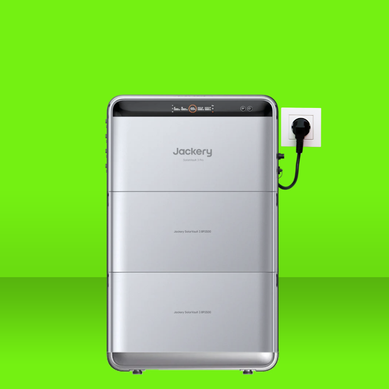 Pack 7,56kWh Batterie Plug and Play JACKERY SolarVault 3 Pro + 2 batteries BP2500