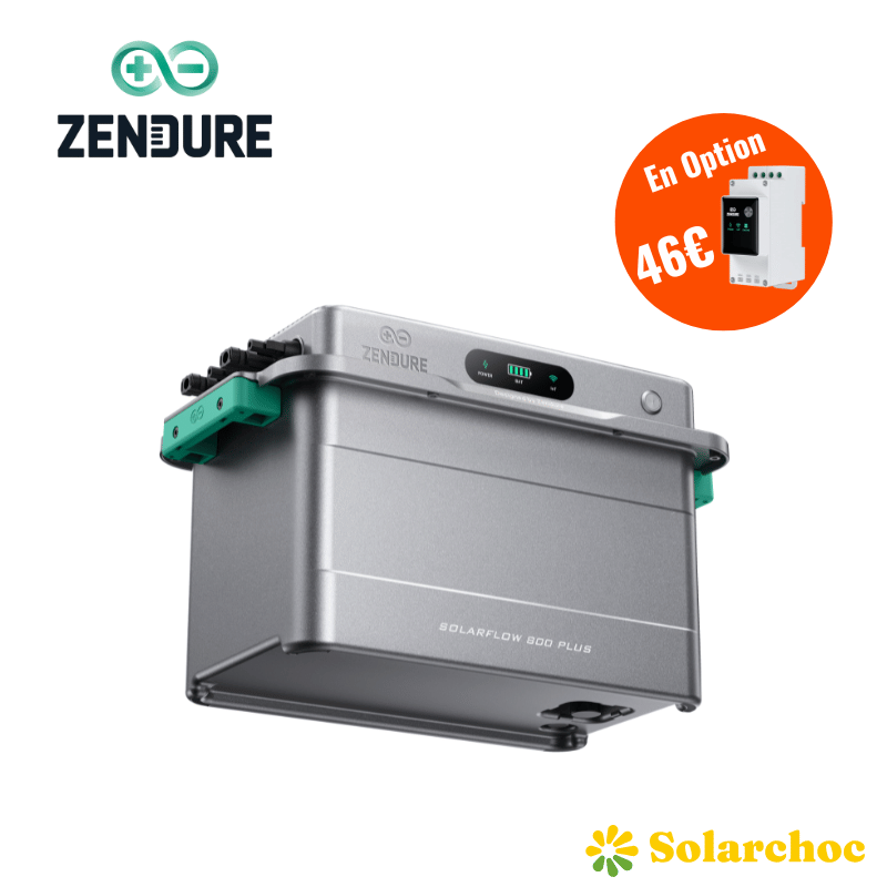 Pack SolarFlow 800 PLUS ZENDURE avec batterie 1,92kWh intégrée