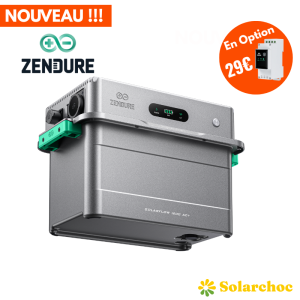 Pack SolarFlow1600 AC+ ZENDURE avec batterie 1,92 kWh intégrée